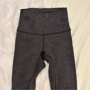NWOT Lululemon Wunder Under Luon Crop Herringbone